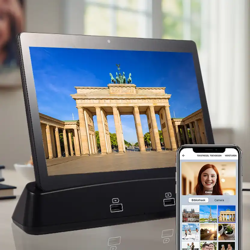 10 inch Digitale Fotolijst met Videobellen - Afbeelding 4
