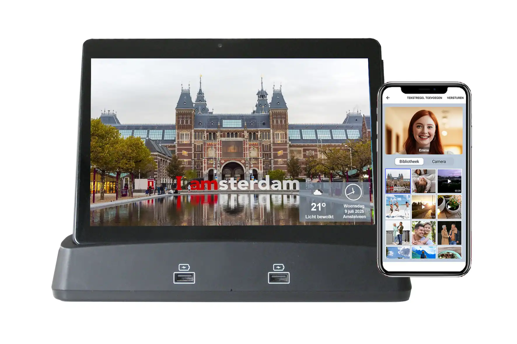 10 inch Digitale Fotolijst met Videobellen - Afbeelding 12