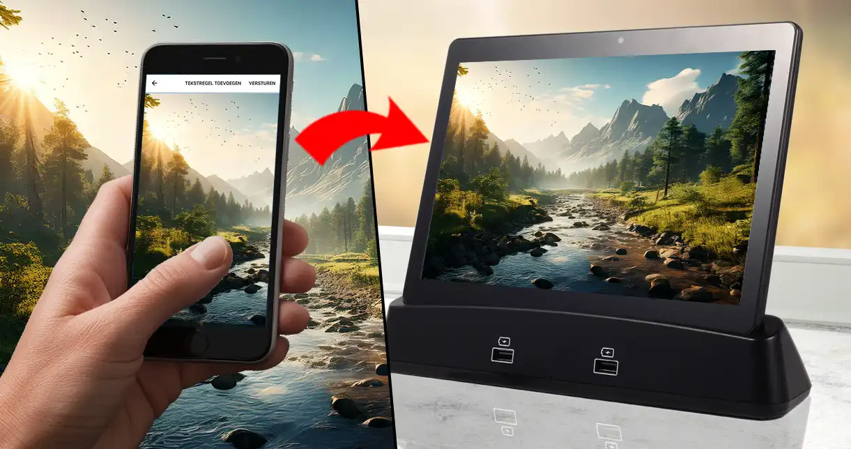 10 inch Digitale Fotolijst met Videobellen - Afbeelding 6