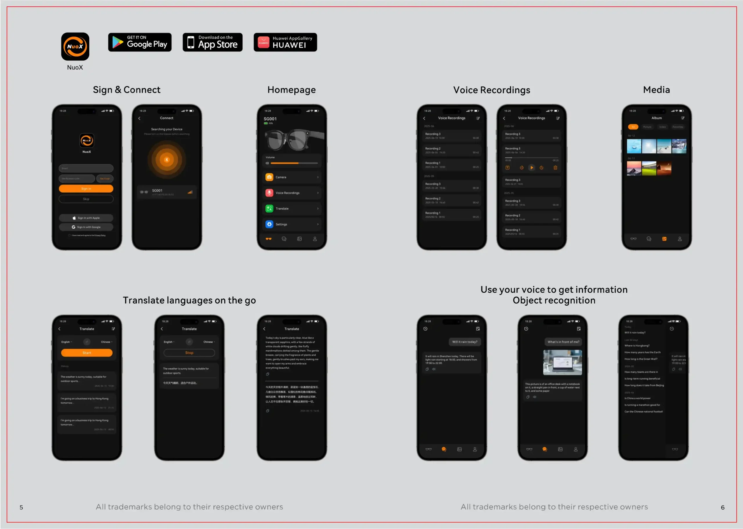 PST Smart Watches, Armbanden, Ringen en Brillen