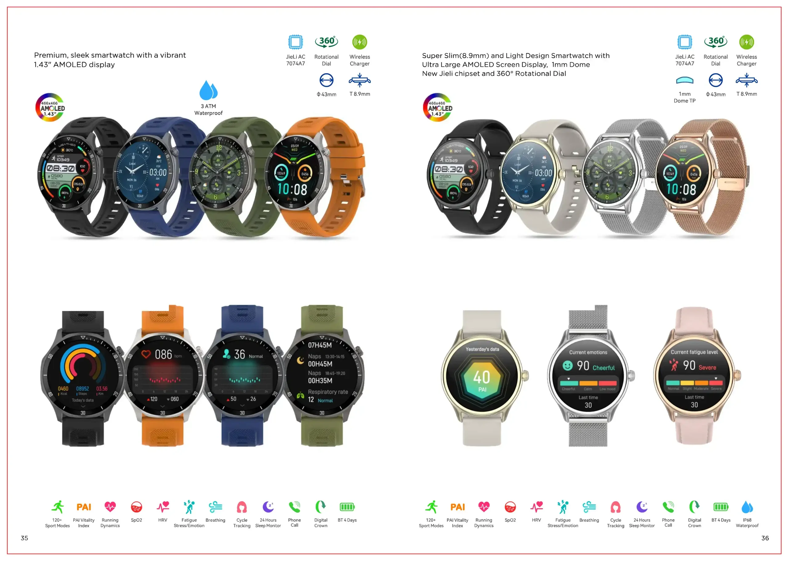 PST Smart Watches, Armbanden, Ringen en Brillen