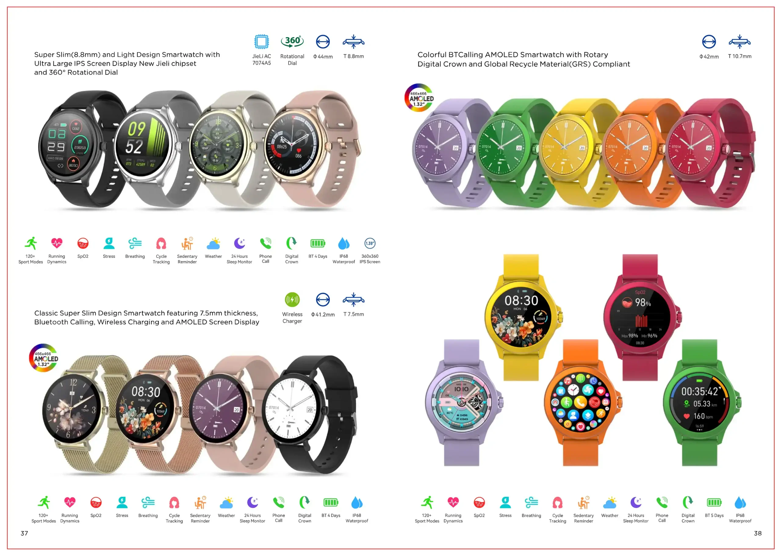 PST Smart Watches, Armbanden, Ringen en Brillen