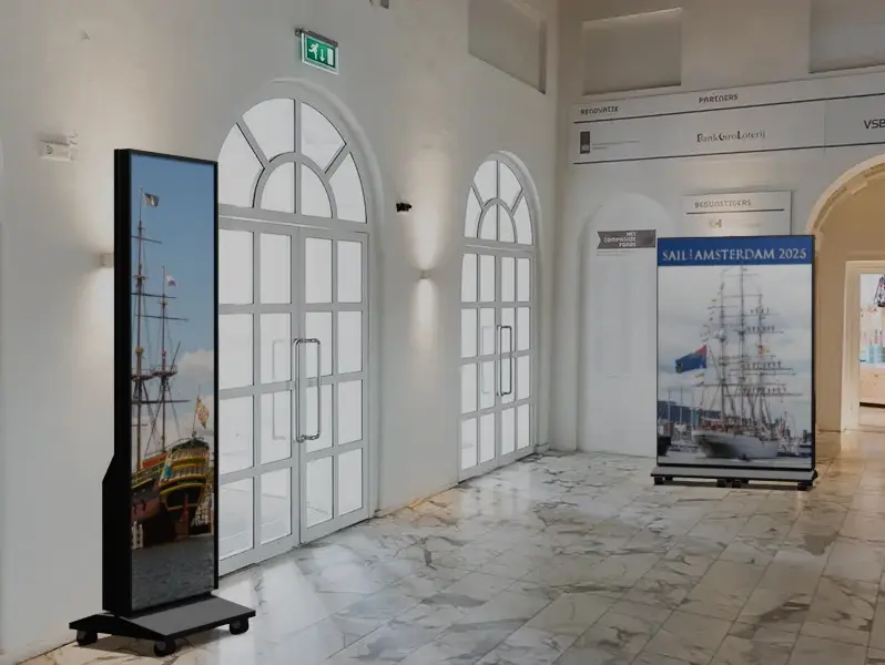LED panels in het Nederlands Scheepvaart museum