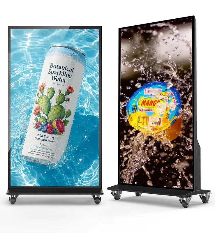 PST Digital Signage 75 inch LCD Display example